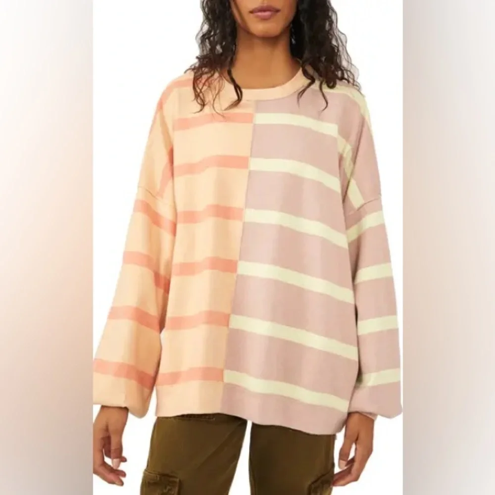Free People Uptown Stripe Sweater - Picture 3 of 4